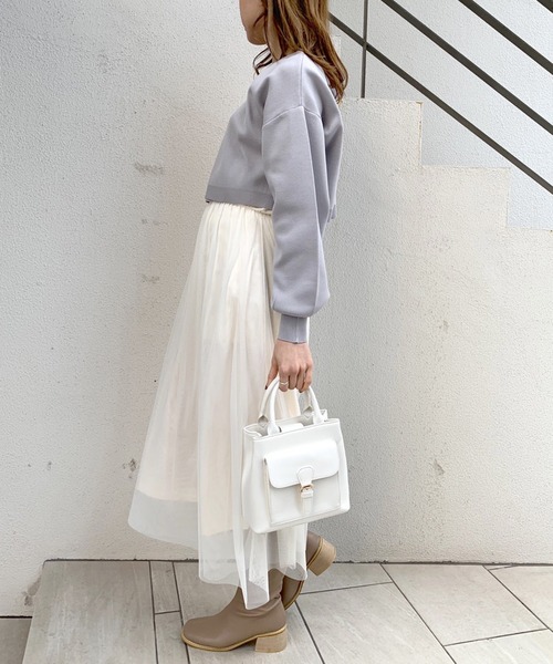 「OLIVE des OLIVE」 長袖ニット FREE グレー レディース_画像5