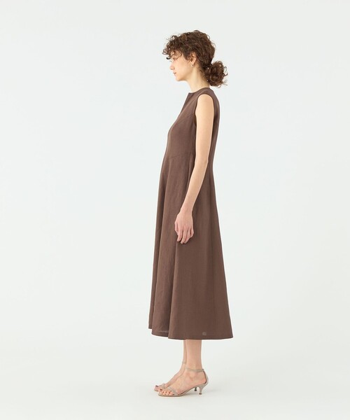 「TOMORROWLAND collection」 ノースリーブワンピース 34 グリーン レディース_画像3