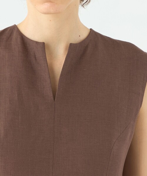 「TOMORROWLAND collection」 ノースリーブワンピース 34 グリーン レディース_画像5