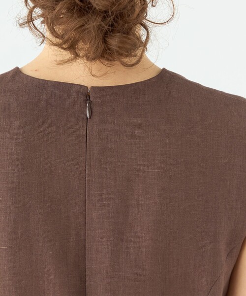 「TOMORROWLAND collection」 ノースリーブワンピース 34 グリーン レディース_画像6