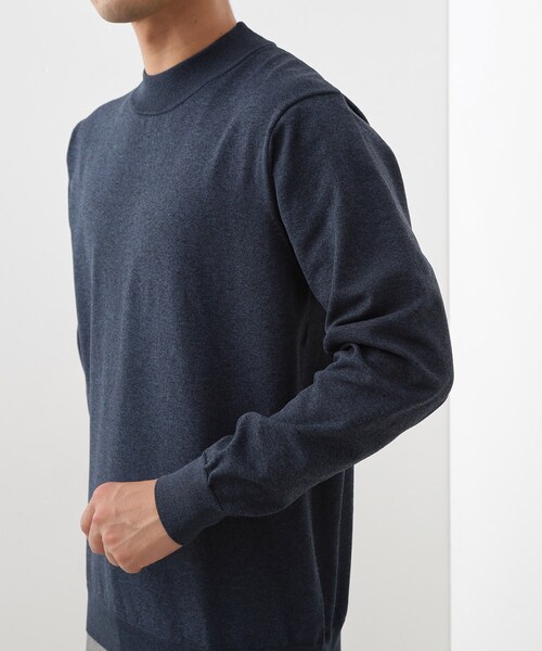 THE SHOP TK セーター ニット 「冬のビジネスシーンに最適」モック