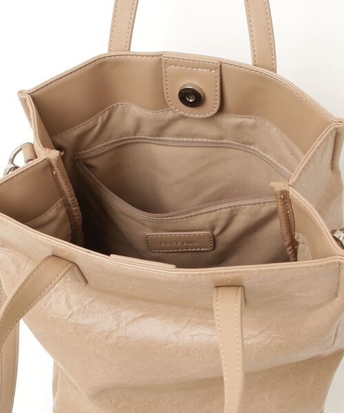 「ROSE BUD」 2WAYバッグ - ベージュ レディース_画像4