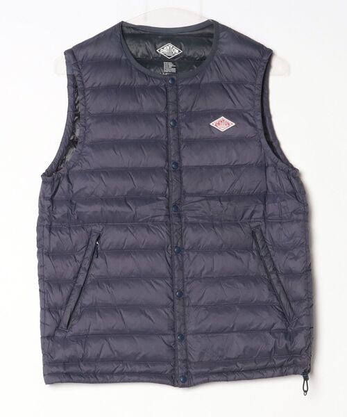Danton（ダントン） ダウンベスト 38 ネイビー レディース : ZOZOTOWN