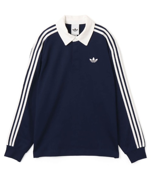 adidas（アディダス） ポロシャツ adidas 3-STRIPES RUGBY LONGSLEEVE
