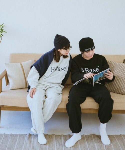 BROKEN BASE（ブロークンベース） スウェットパンツ MEDIUM ブラック