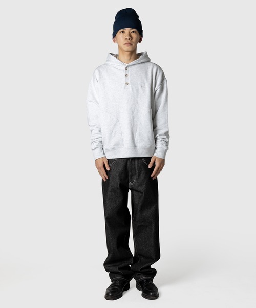 Henly パーカー Chocolate Jesus パーカー CJ HENLY NECK HOODIE メンズ レディース