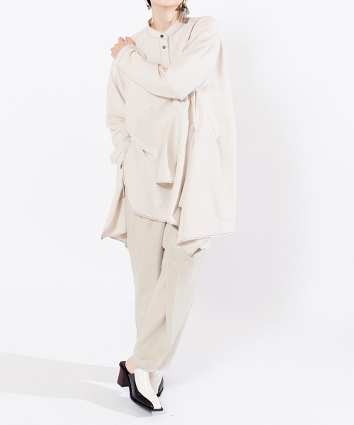 「OSMOSIS」 「loaf」長袖ブラウス ONE SIZE ブラック レディース_画像2