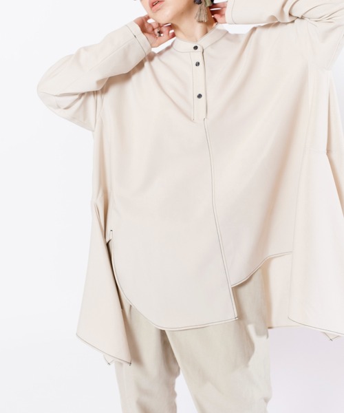 「OSMOSIS」 「loaf」長袖ブラウス ONE SIZE ブラック レディース_画像7