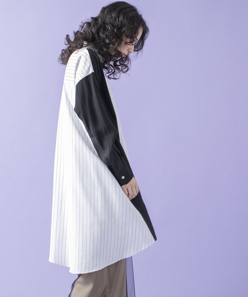 「OSMOSIS」 長袖シャツ ONE SIZE ホワイト レディース_画像7