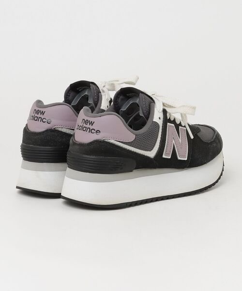 New Balance」 ローカットスニーカー 23.5cm ブラック×ブラック