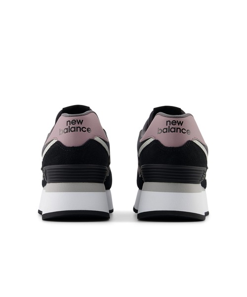 New Balance」 ローカットスニーカー 23.5cm ブラック×ブラック