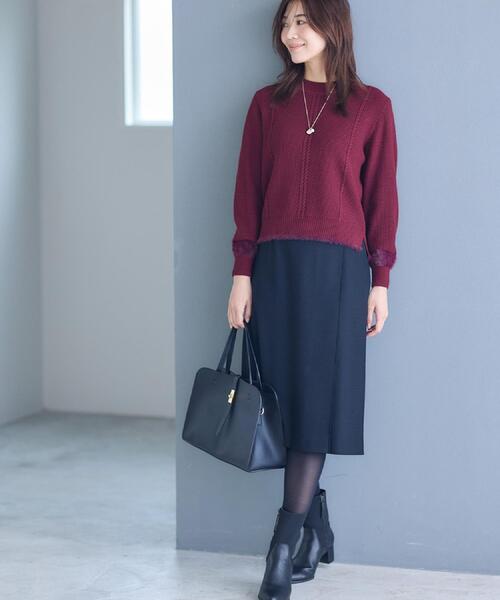 Reflect（リフレクト） スカート 「すっきりシルエット／通勤に