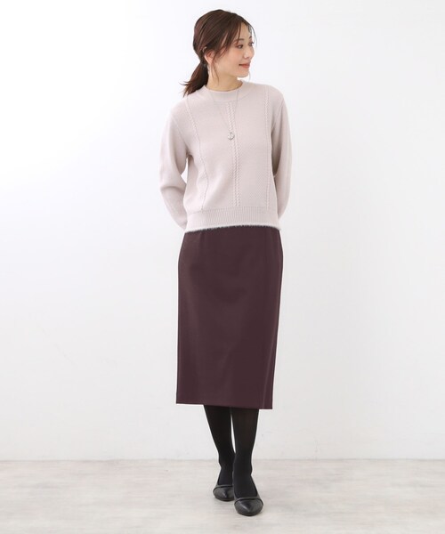 Reflect（リフレクト） スカート 「すっきりシルエット／通勤に