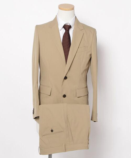 【新品タグ付き】nano universe セットアップスーツ XL ベージュ NANO universe（ナノ・ユニバース） セットアップ X-LARGE ベージュ