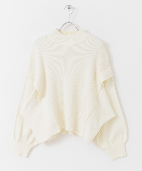 「SENSE OF PLACE by URBAN RESEARCH」 長袖ニット ONE オレンジ レディース_画像3