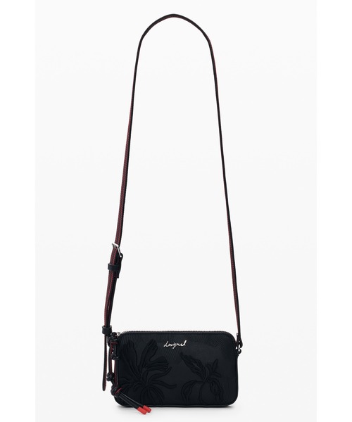 Desigual（デシグアル） ミニ 財布 フラワー刻印ミニショルダー