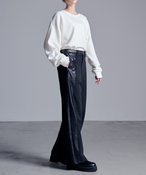 「Loose/ルース」 デニムパンツ X-SMALL グレー メンズ_画像5