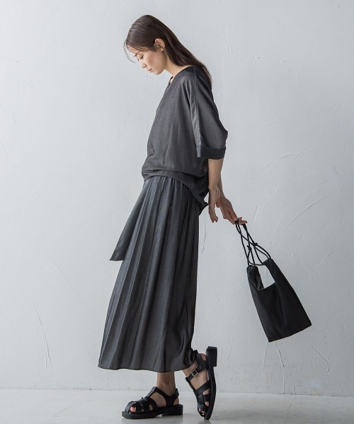 「MAYSON GREY」 7分袖ブラウス M ベージュ レディース_画像4