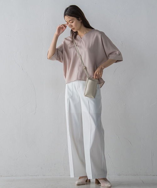 「MAYSON GREY」 7分袖ブラウス M ベージュ レディース_画像7