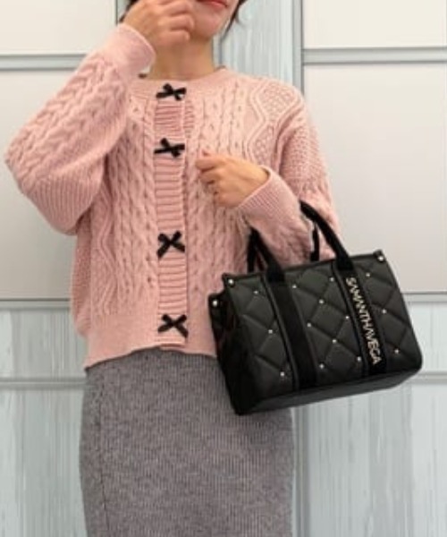 Samantha Vega（サマンサベガ） ハンドバッグ ロゴテープビジュー