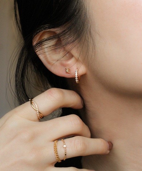 NOIR DE POUPEE（ノワールドプーペ） ピアス 「WEB限定」K18vermeil