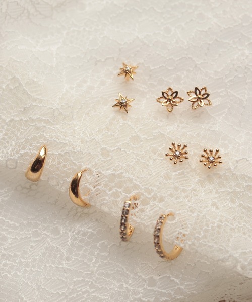 NOIR DE POUPEE（ノワールドプーペ） ピアス 「WEB限定」K18vermeil