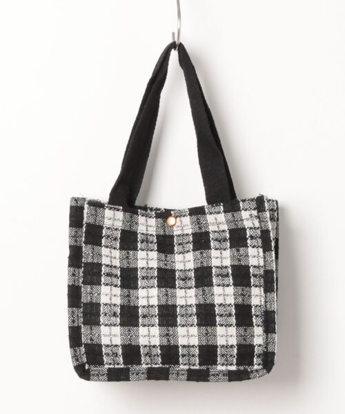 VIBGYOR トートバッグ Mignonjour/チェック柄ミニトートバッグ M2878