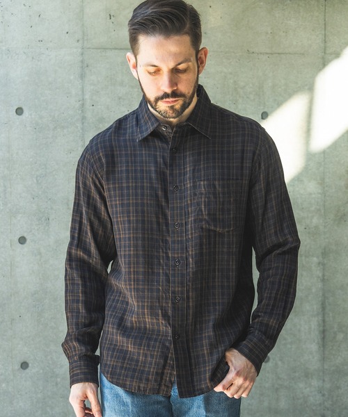 MR.OLIVE（ミスターオリーブ） シャツ DOUBLE GAUZE MADRAS CHECK