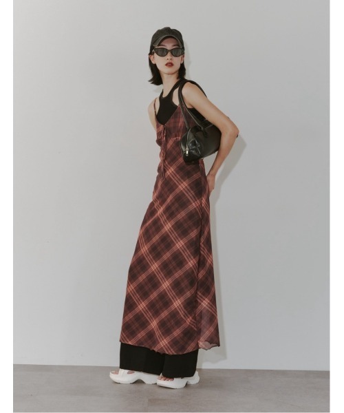 「duei」 サロペットスカート FREE ブラウン レディース_画像2