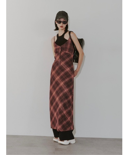 「duei」 サロペットスカート FREE ブラウン レディース_画像7