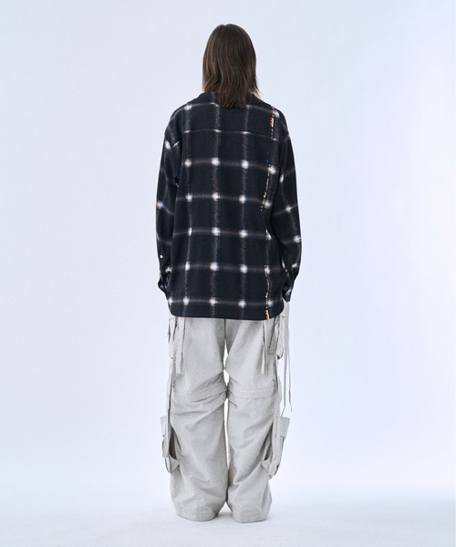 PHILTHEORY シャツ Noise check skipper shirts / ノイズチェック