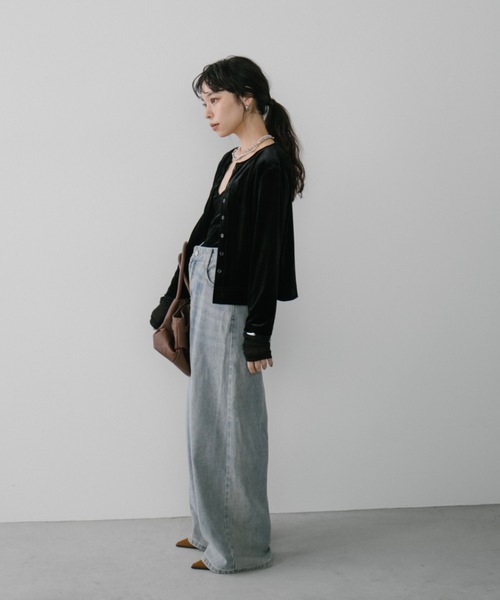 「DRWCYS」 カーディガン FREE ホワイト レディース_画像3