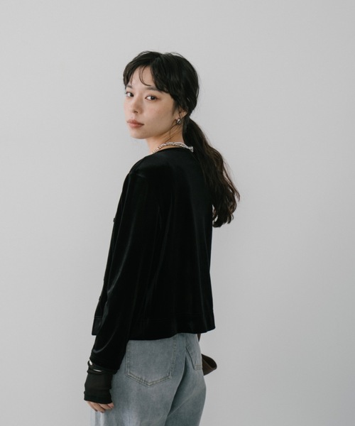 「DRWCYS」 カーディガン FREE ホワイト レディース_画像5