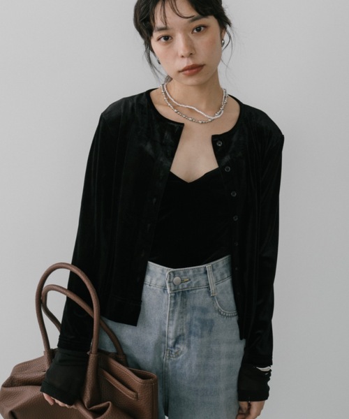 「DRWCYS」 カーディガン FREE ホワイト レディース_画像9