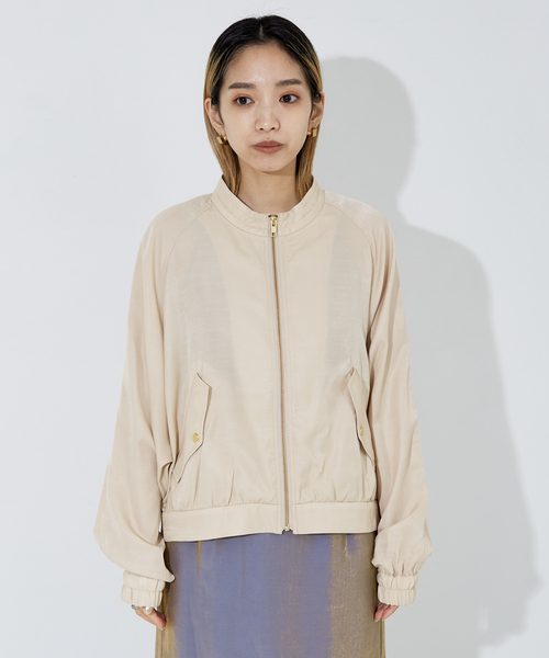 「NOMINE」 ブルゾン フリー アイボリー レディース_画像3