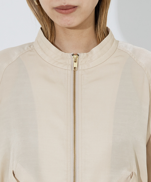 「NOMINE」 ブルゾン フリー アイボリー レディース_画像7