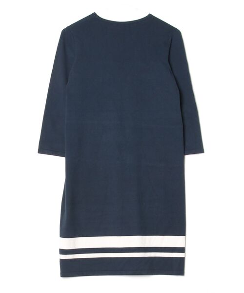 「S MAXMARA」 ニットワンピース S ネイビー レディース_画像2