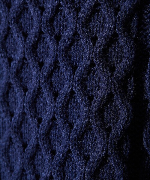 「FREAK'S STORE」 長袖ニット MEDIUM オフホワイト メンズ_画像4