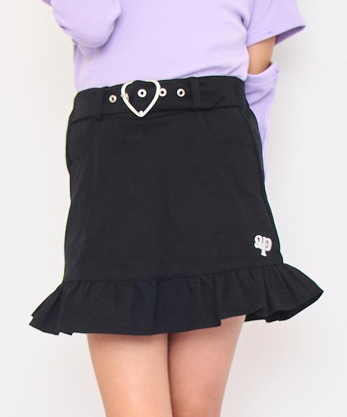ANAP kids（アナップキッズ） スカート ハートベルト付フリルスカート
