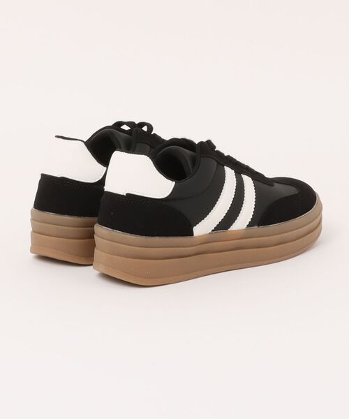 「Noubel Voug Relax」 ローカットスニーカー 3L ホワイト×シルバー レディース_画像2