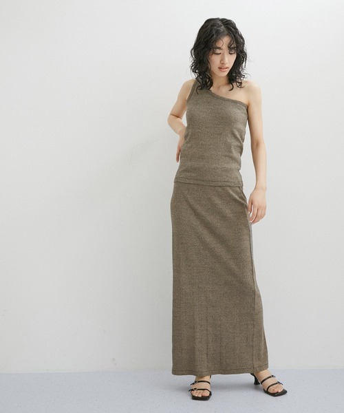 「MILLER」 ロングスカート FREE パープル系その他 レディース_画像5