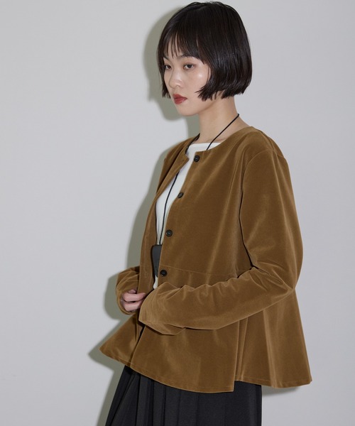 「leimn」 長袖チュニック M キャメル レディース_画像4