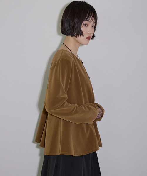 「leimn」 長袖チュニック M キャメル レディース_画像8