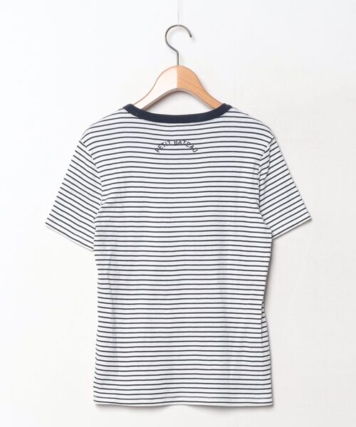 「PETIT BATEAU」 半袖カットソー FREE ネイビー レディース_画像2