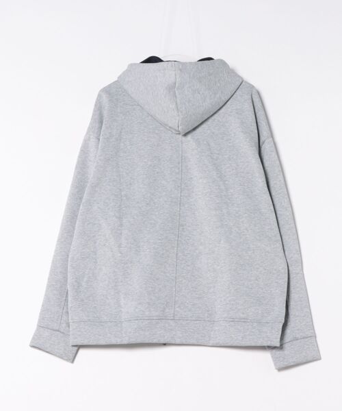 「GEMEDA」 ジップアップパーカー M ダークグレー レディース_画像2