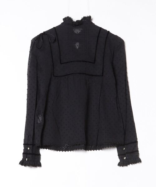 「MILK」 長袖ブラウス - ブラック レディース_画像2