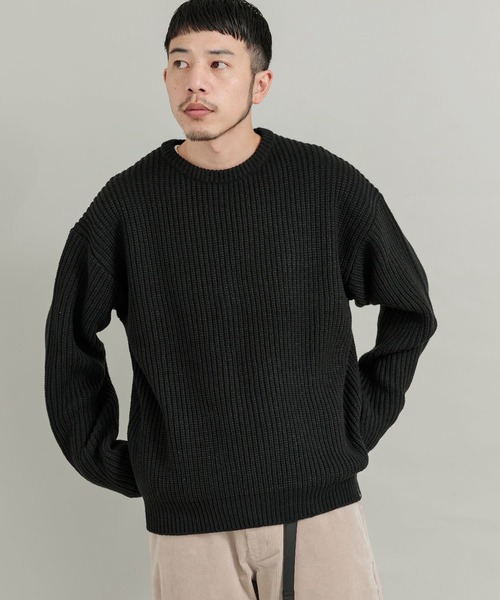 「EKAL」 長袖ニット LARGE ブラック メンズ_画像9