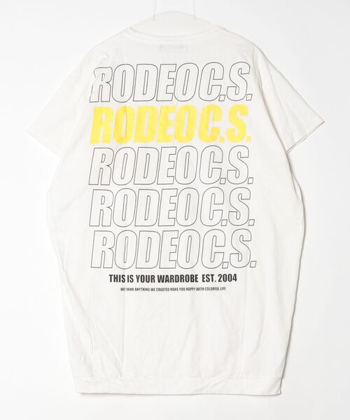 「Rodeo Crowns」 半袖ワンピース FREE ホワイト レディース_画像2