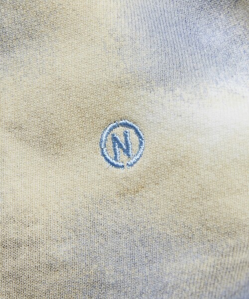 「NAUTICA」 ジップアップパーカー LARGE オフホワイト メンズの画像