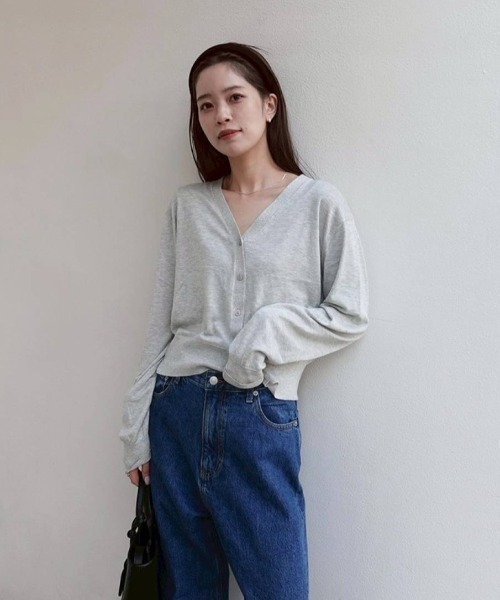 todayful Silk Cotton Cardigan アイスブルー TODAYFUL Silk Cotton Cardigan アイスブルー - メルカリ